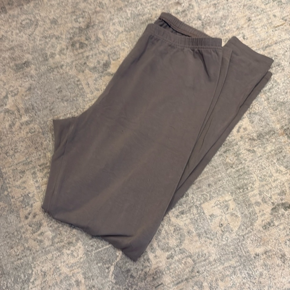 J. Jill Pima cotton gray ankle length leggings women’s size M tall